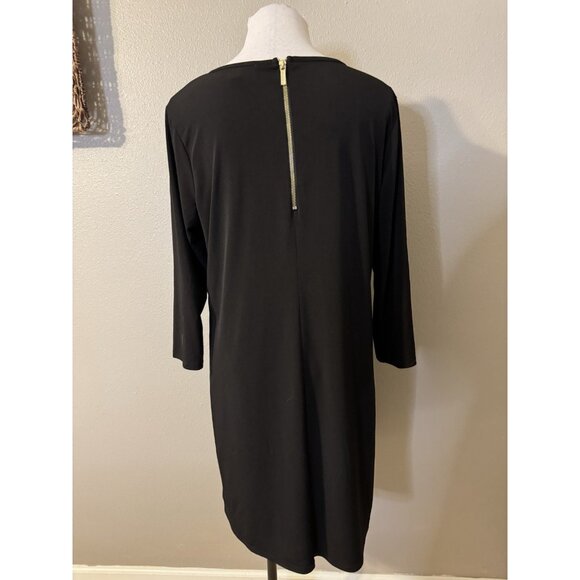 Michael Kors Dress XL Extra Large Black Stretch Jersey Career Church Washable - Picture 6 of 11